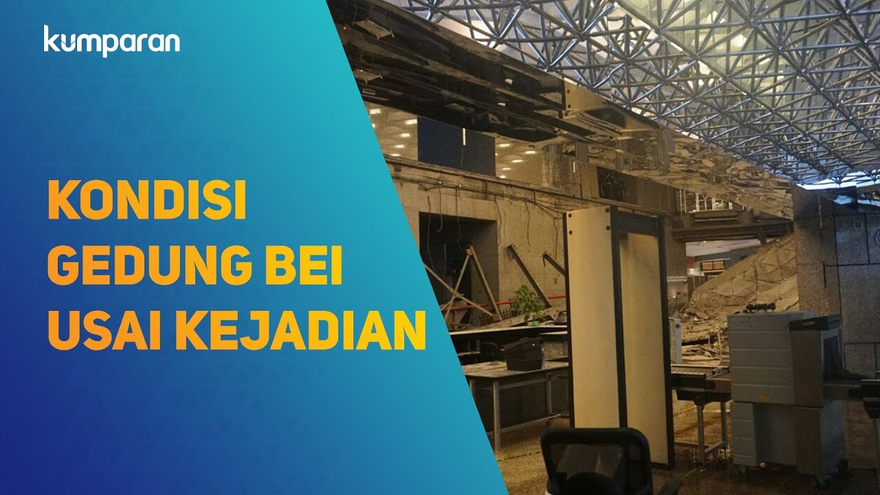 Kondisi Gedung BEI Usai Kejadian