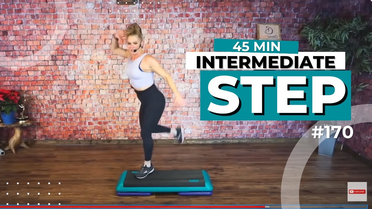 45 Minute At-home Step Workout With Great Music! #170 /133 BPM