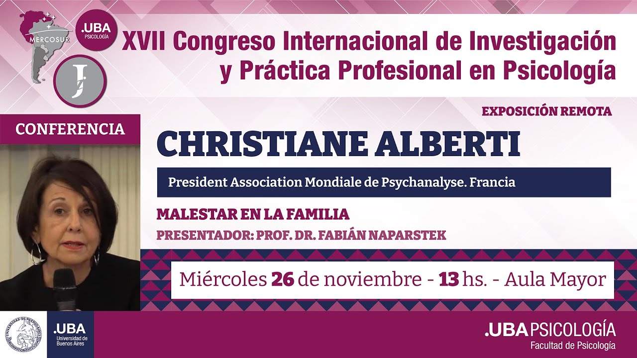 Christiane Alberti: ¨Malestar en la familia