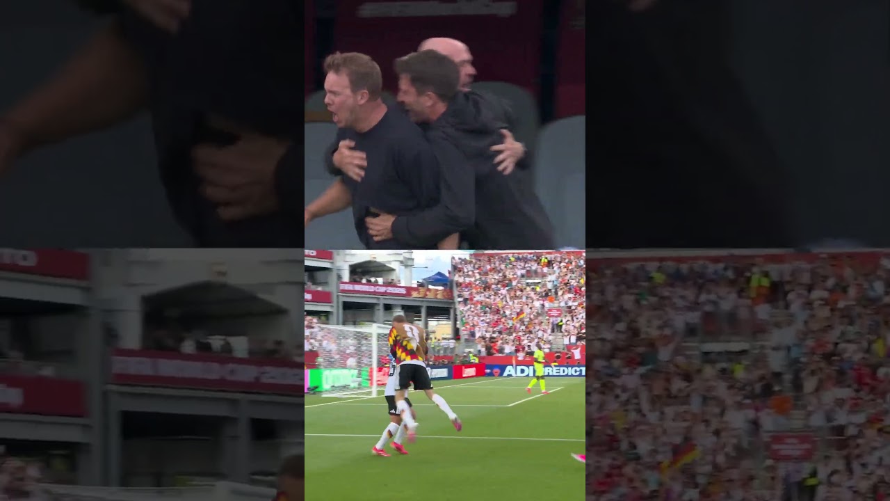 NAGELSMANN: REAKCJA TRENERA NA GOLA W DOLICZONYM CZASIE #FIFAWorldCupOnYT #SHORTS