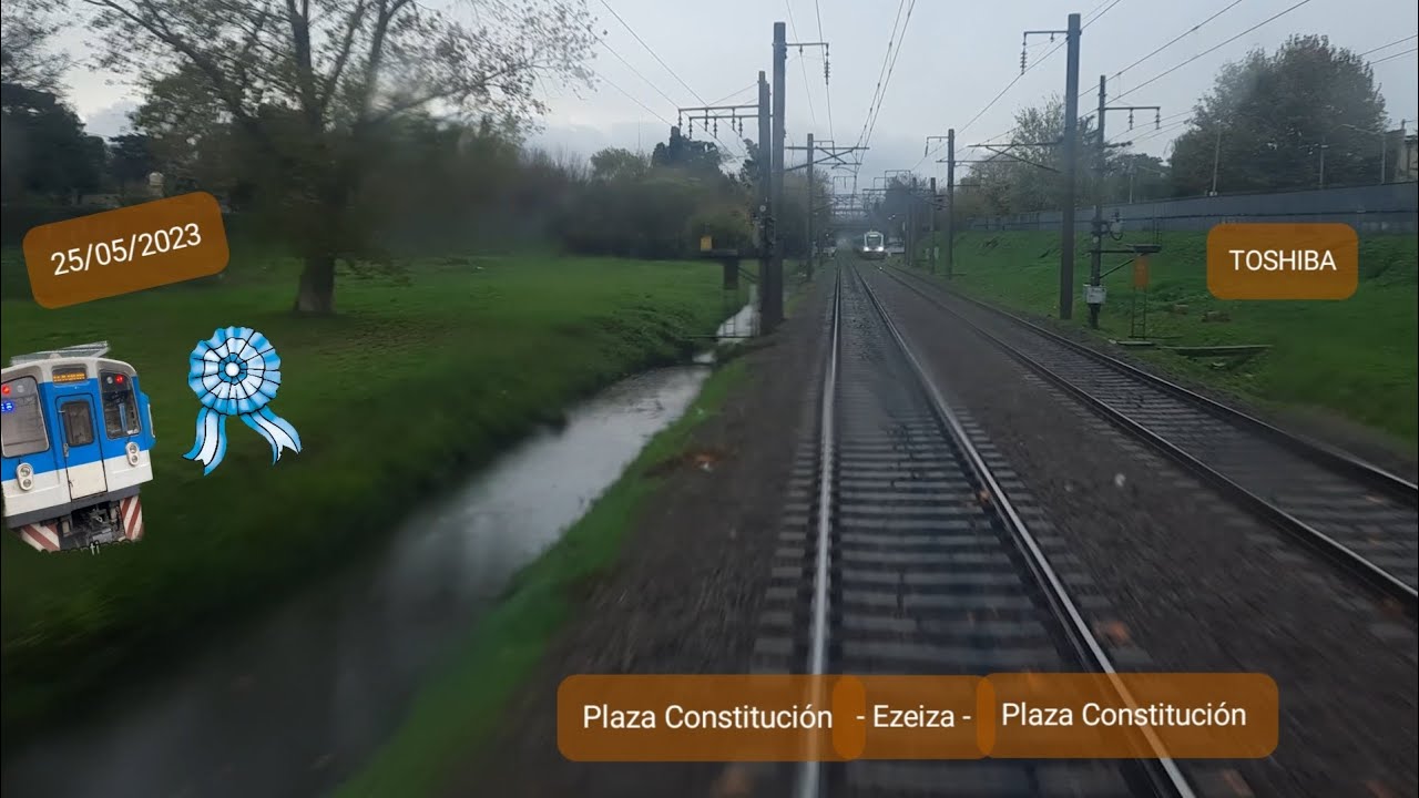 Cabview | Trenes Argentinos | P. Constitución - Ezeiza - P. Constitución | 25/05/2023  #列車 #기차