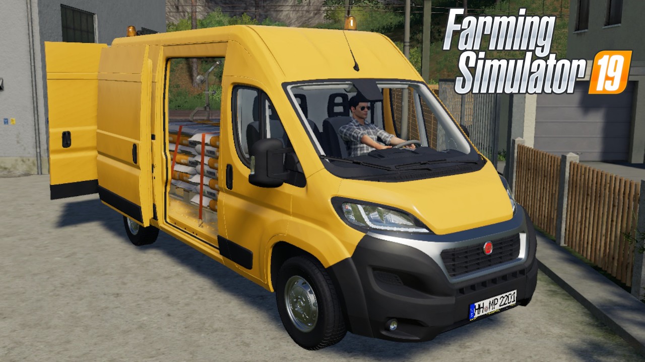 FS19 - 2014 Fiat Ducato L2H2 - NEW CAR MOD for Farming Simulator 2019 ROLEPLAY