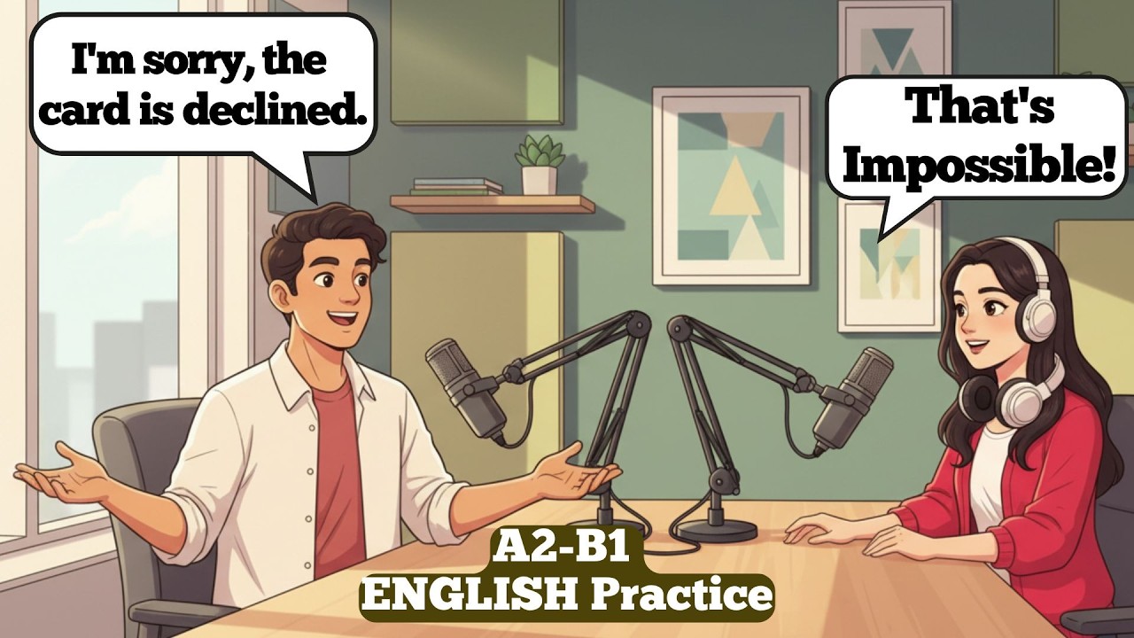 Basic English Conversation | English Listening and Speaking Practice (A2-B1) Daily Life English✅