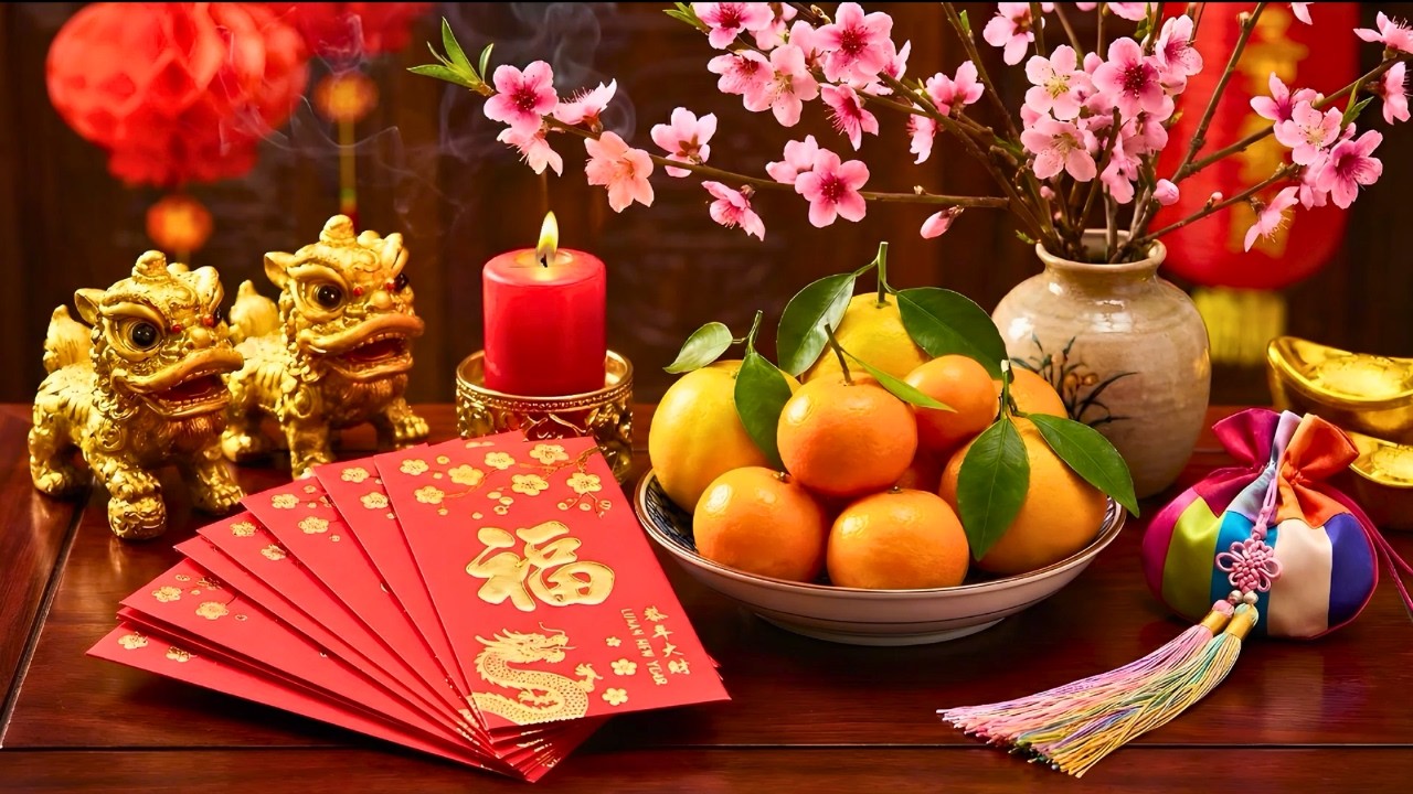 Lunar New Year 2026 🌙 Calming Asian Piano | Chinese New Year Relaxing Music #lunarnewyear2026 #tet
