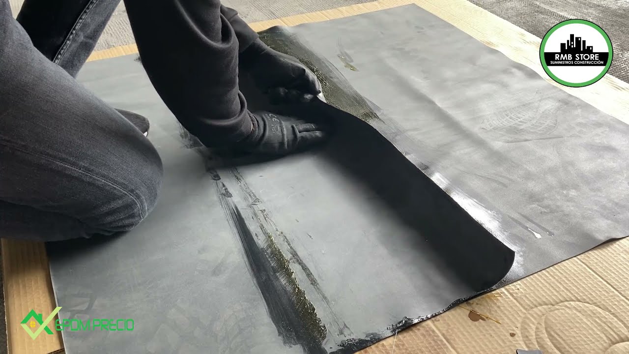 COMO REALIZAR UNA UNIÓN DE DOS LÁMINAS EPDM