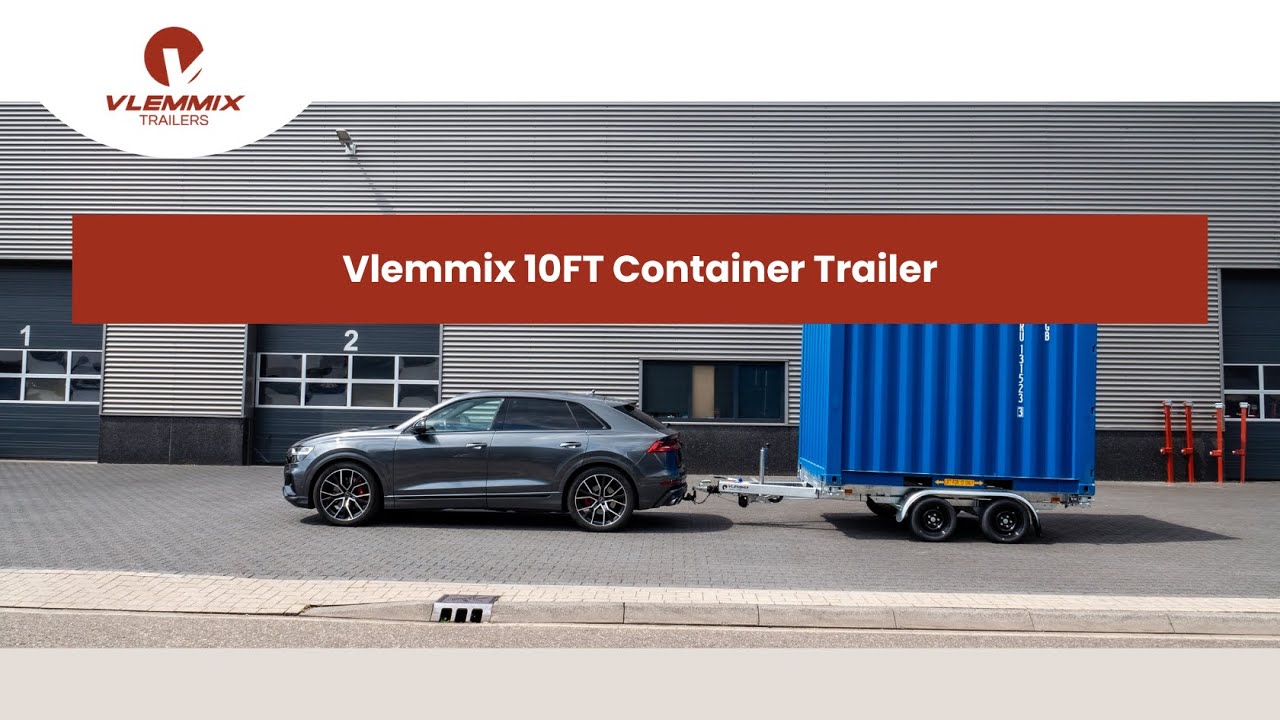 Vlemmix 10FT Container Trailer