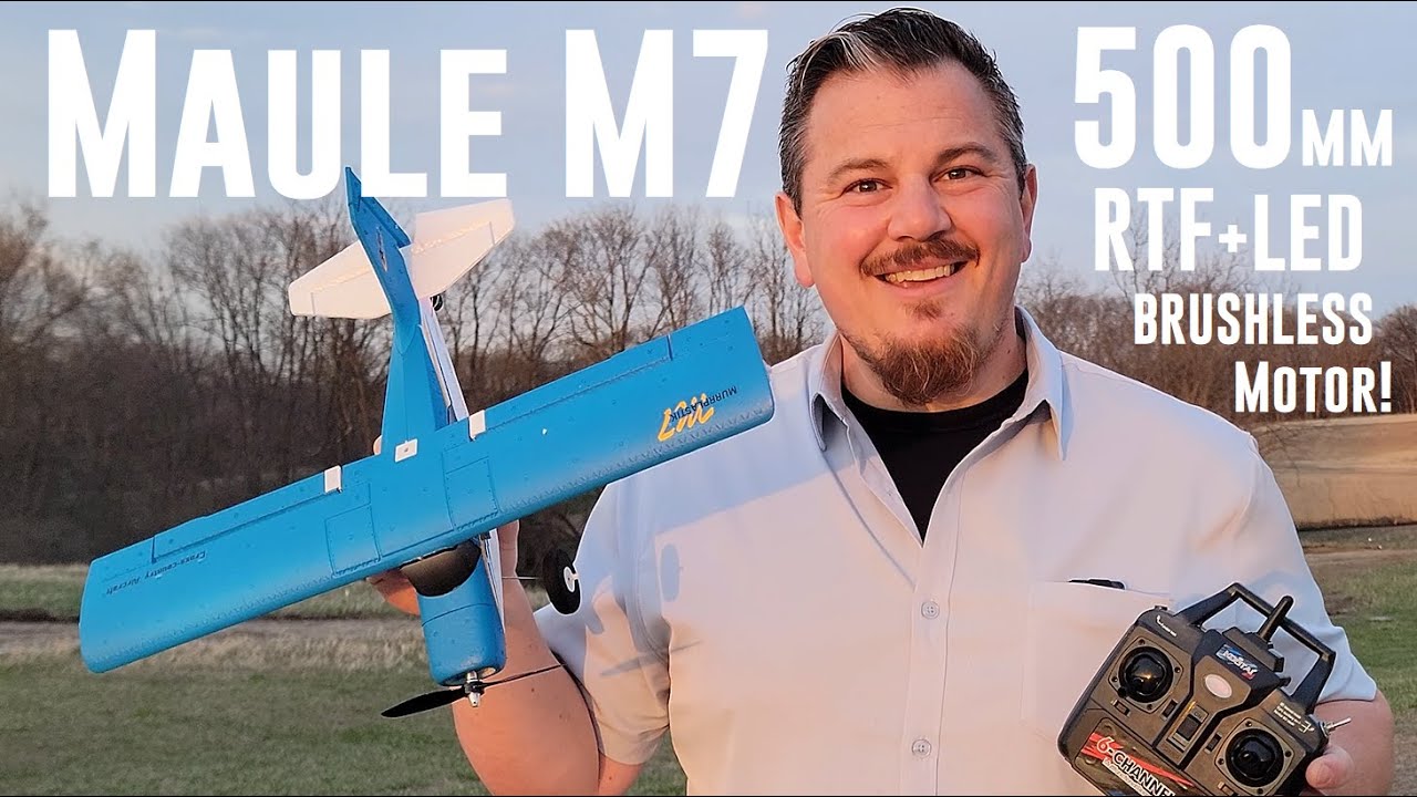 Mini Maule M7 - RTF with Brushless Motor & LED's - Maiden Flight + Unbox