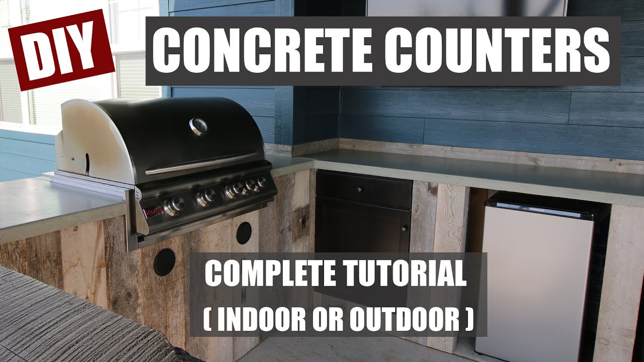 How to Make Concrete Countertops