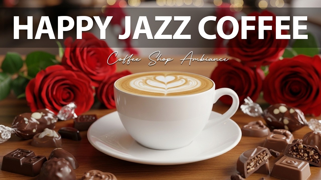 Happy Jazz Coffee☕ Coffee Shop Ambiance Bossa Nova Background Music for Work & Relax