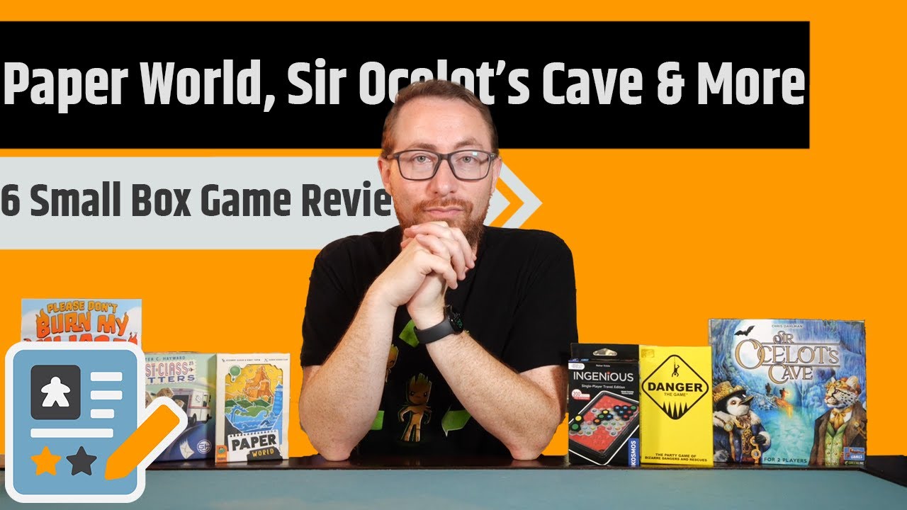 6 Small Box Game Reviews - Ocelot's Cove, Paper World, First Class Letters & More!