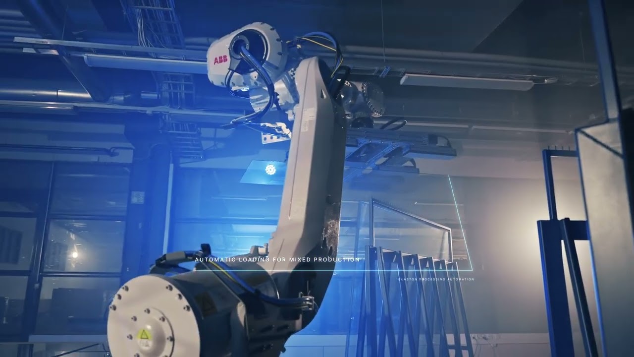 Glaston automatic loading system for flat tempering furnaces