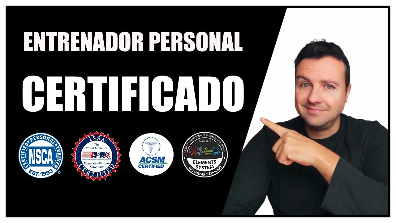 Entrenador Personal CERTIFICADO 🎓La MEJOR opción 😮