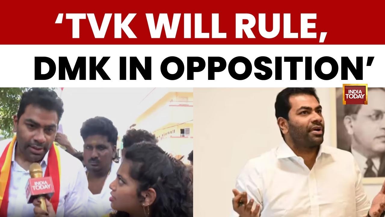 India Today Speaks To Aadhav Arjuna says 'TVK will form the government' After Filing Nomination
