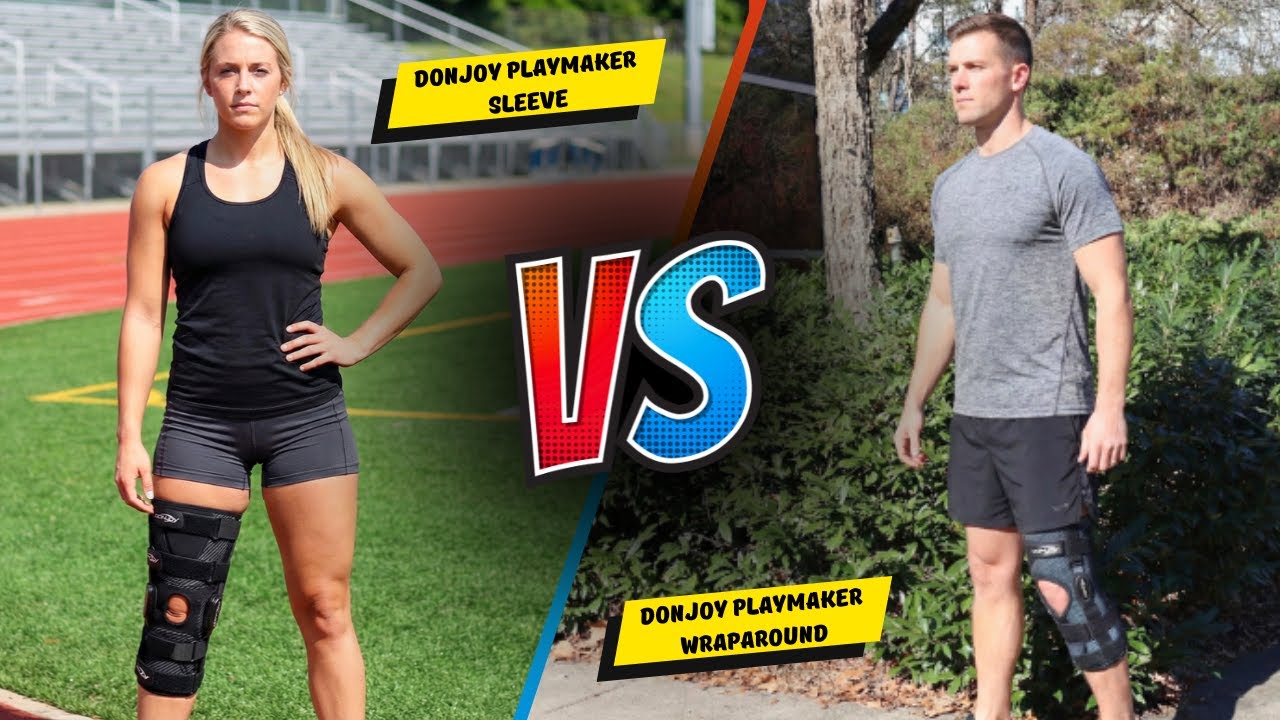 What's Better for Your Knee, DonJoy Playmaker Sleeve or Wraparound?