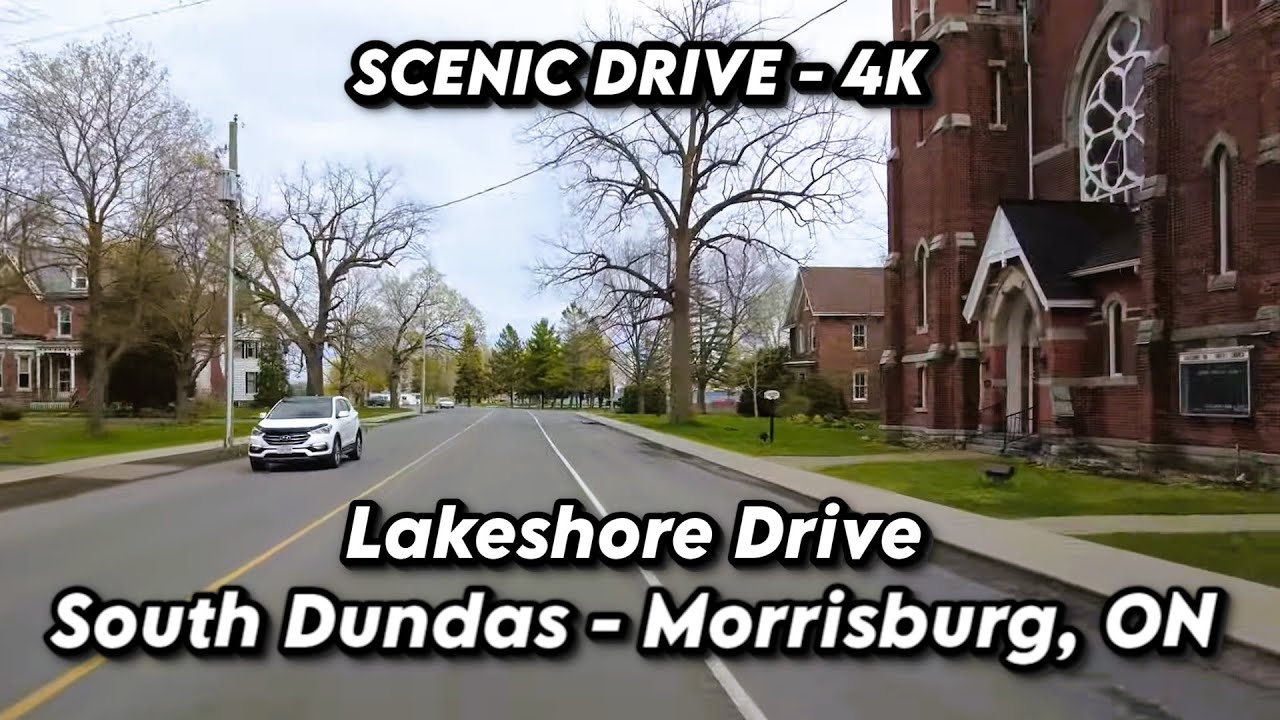 🌊 Lakeshore Drive Adventure in 4K | South Dundas to Morrisburg, Ontario 🚘
