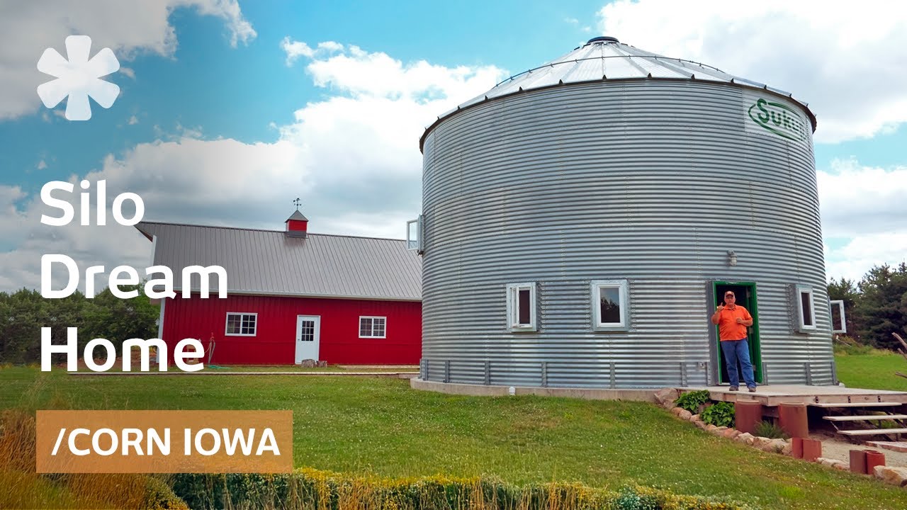 Iconic prairie-style grain silo becomes family's affordable dream home