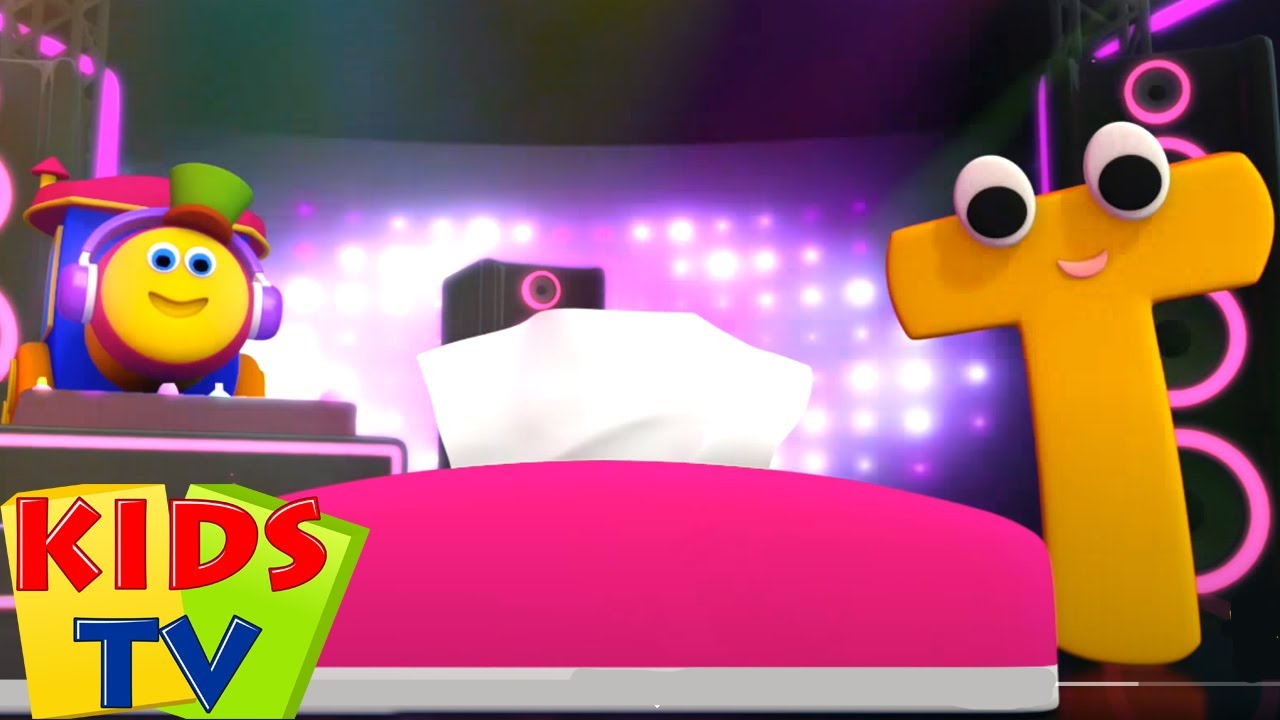 Bob le train | Chanson phonétique lettre T | Dessin animé | Kids Tv Française | Musique enfant