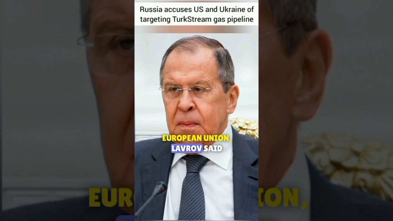 Russia accuses US and Ukraine of targeting TurkStream gas pipeline #ukrainewar #ukraine #usa