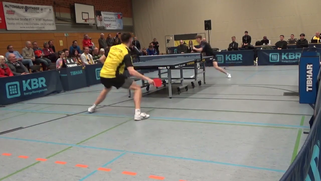 Valenta vs Ullmann 20260208 Table Tennis 2 Bundesliga Hilpoltstein Köln Stativ 1