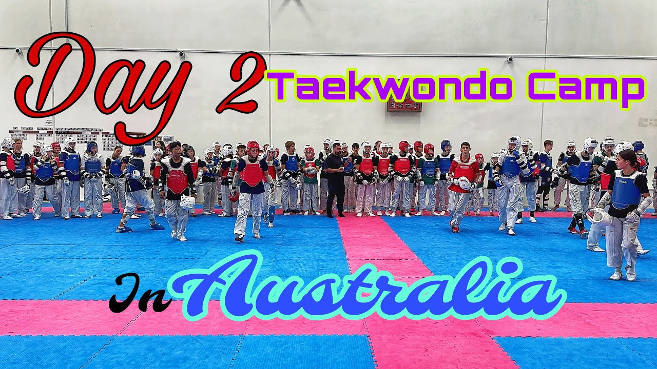Day 2 the MAS Australia 🇳🇿Camp16/1/2024#taweesilp_taekwondo_thailand