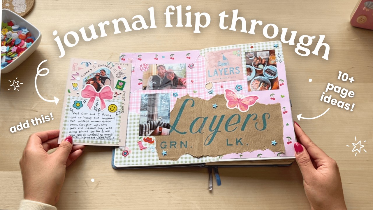 Every journal page I've made so far in 2025...