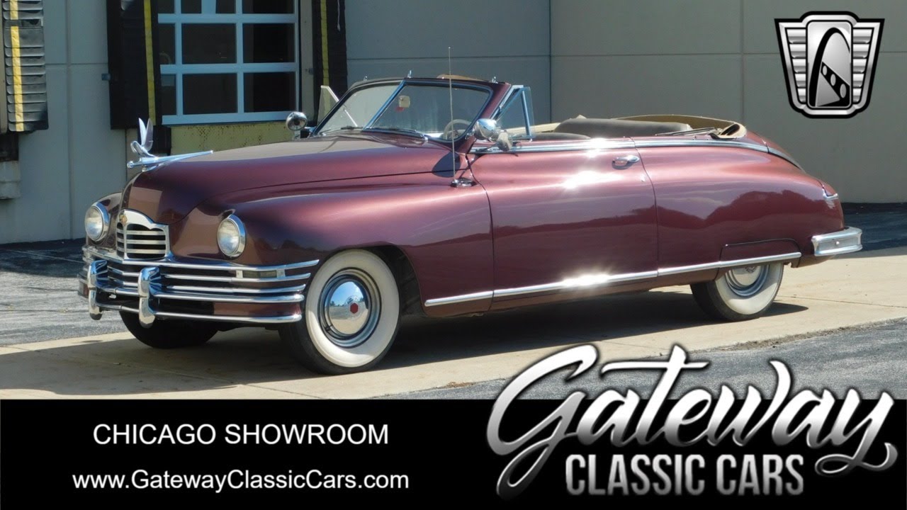 1948 Packard Convertible Inline 8 cyl 3 speed #2041 Gateway Classic Cars Chicago