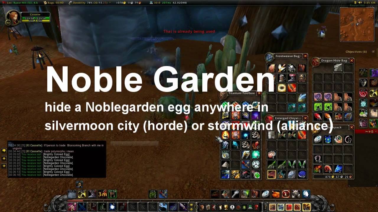 Noblegarden Achievements Guide