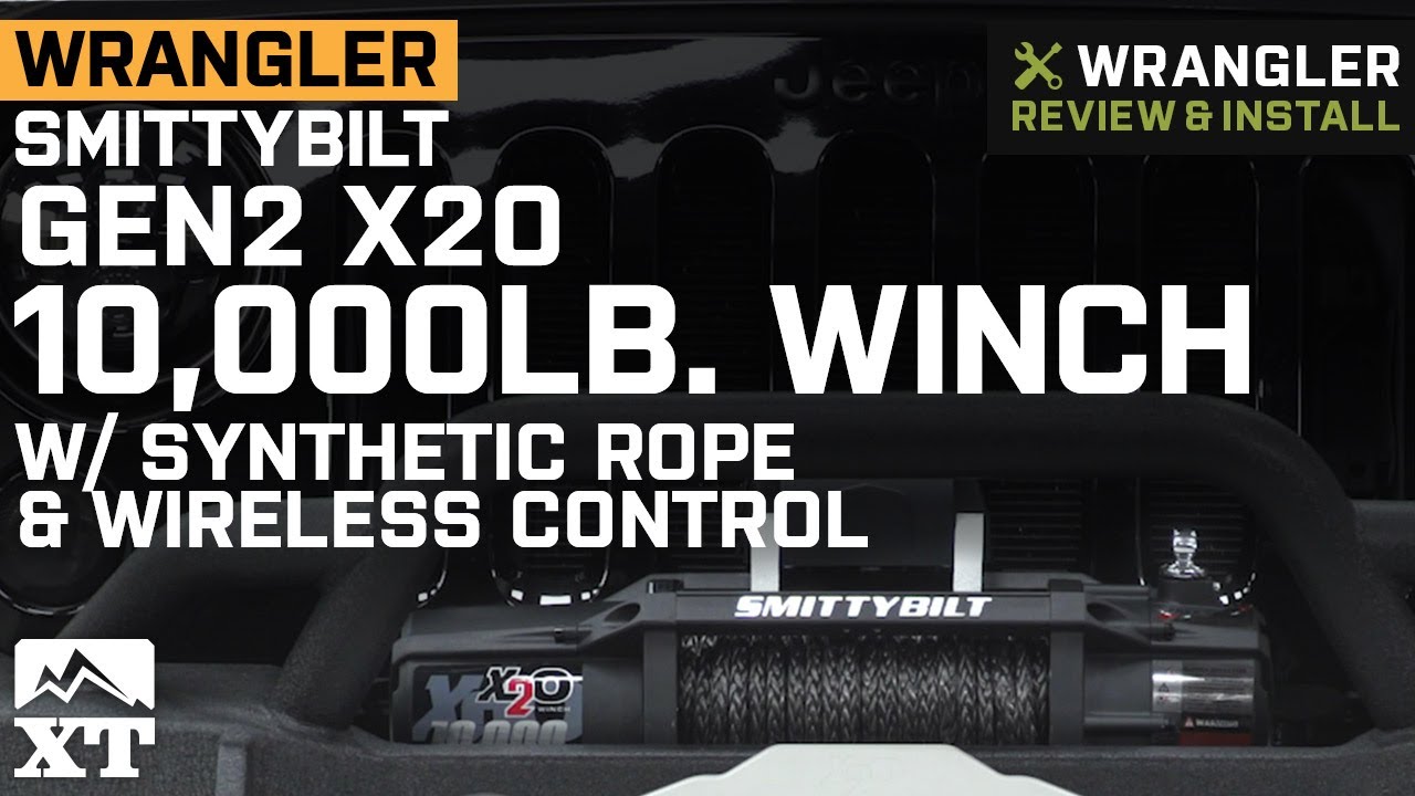 Smittybilt Gen2 X2O 10,000 lb. Winch w/ Synthetic Rope & Wireless Control Review & Install