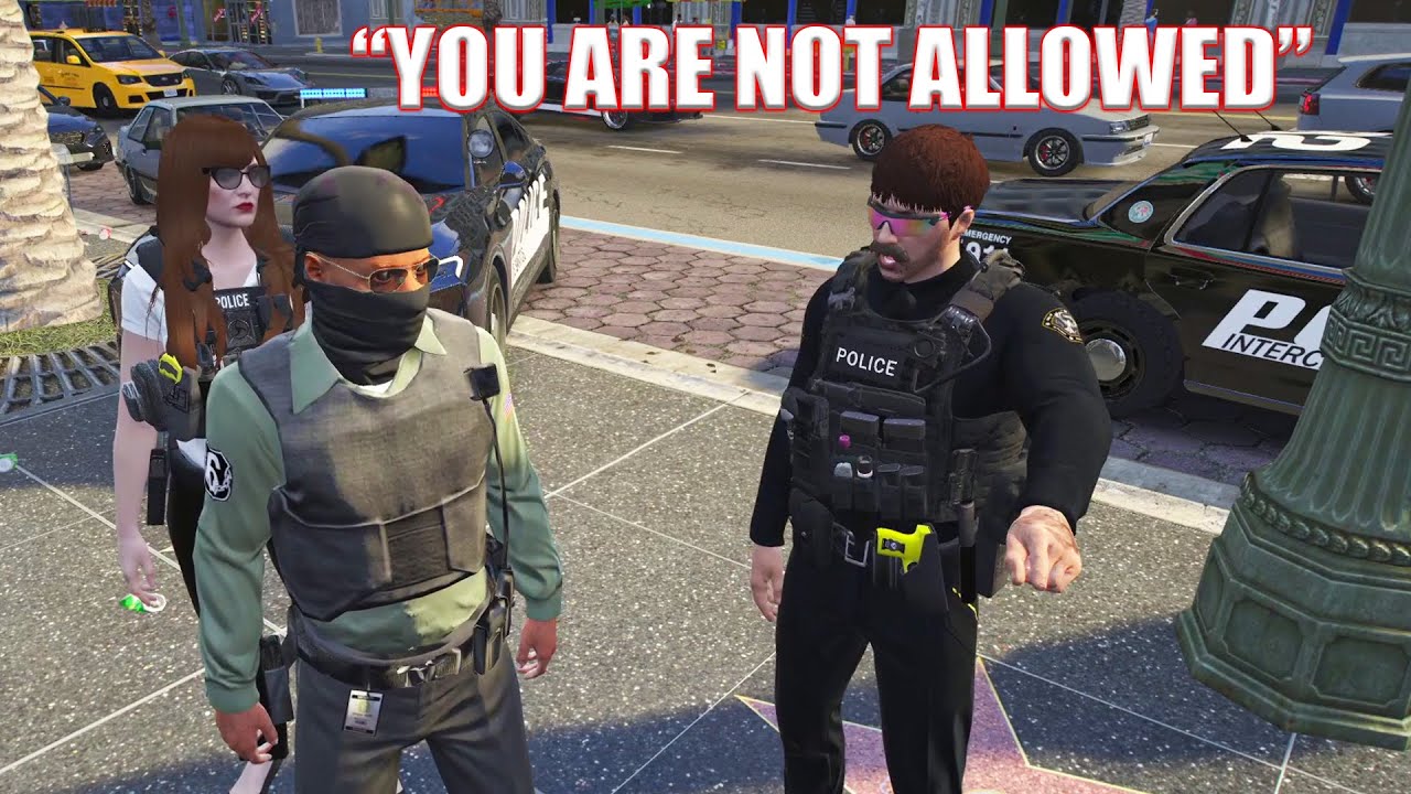 Peanut Tries Doing Security For G6 But The Cops Calls Backup | Nopixel 4.0 | CG