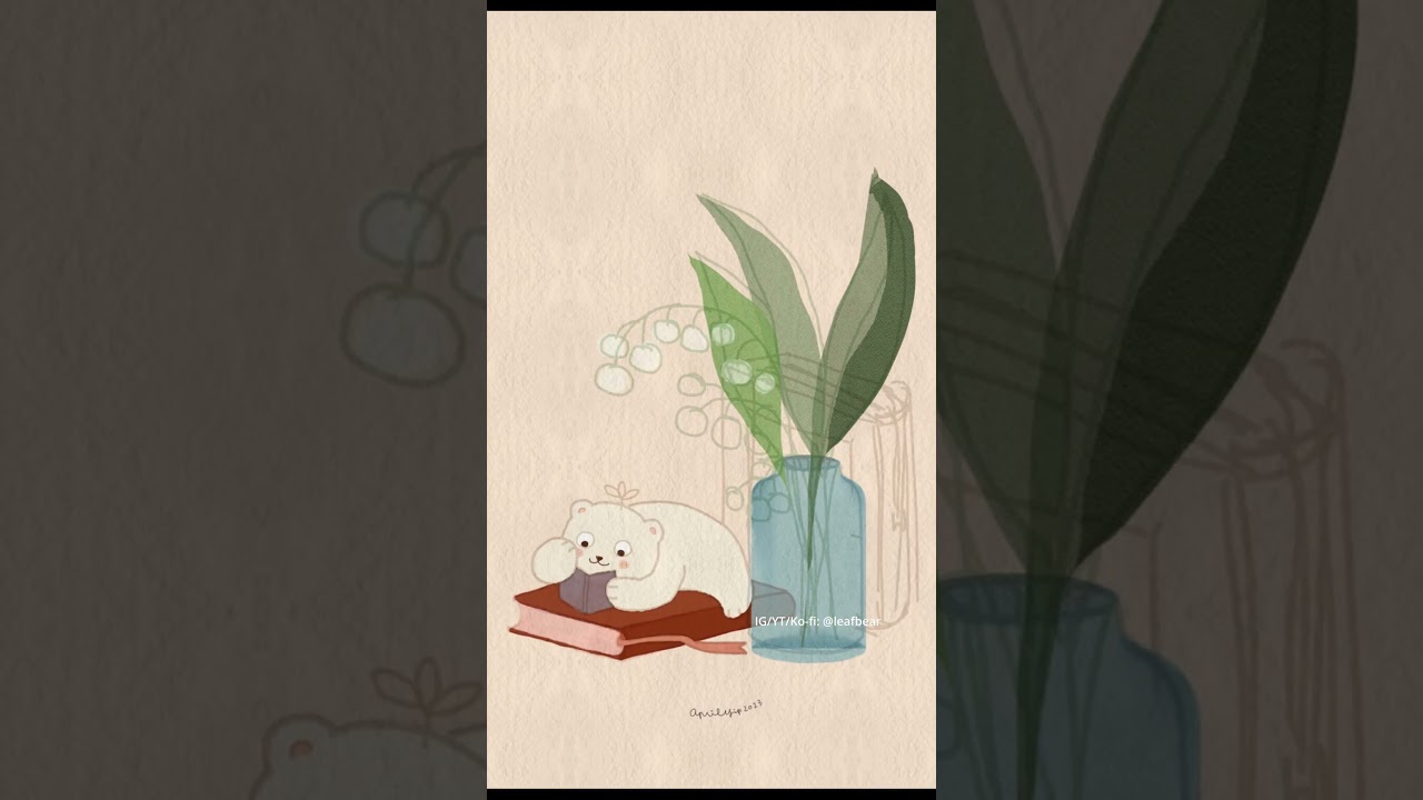 Leafbear Reading - May 2023 Wallpaper Reward for Supporters