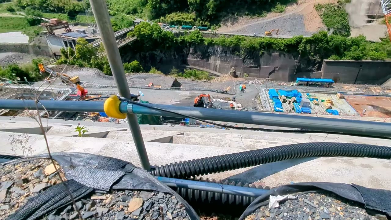 【新丸山ダム　工事現場】　岐阜県加茂郡（かもぐん）　2025年5月13日（火）