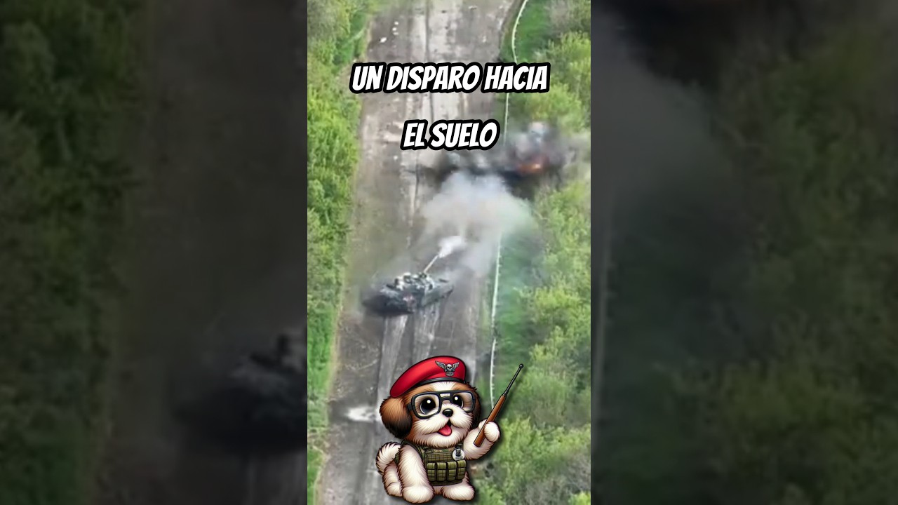 Tanque Ruso VS Soldado Ucraniano con lanzacohetes 