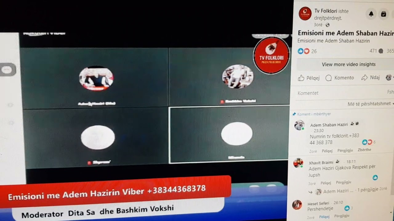 poezi ne tv folklor nga Miranda Troci