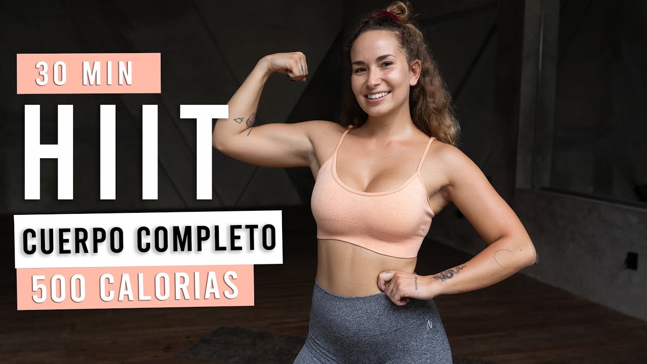 Quema 500 Calorias Con Esta Rutina Cardio HIIT Cuerpo Completo De 30 Min | En Casa, Sin Equipo