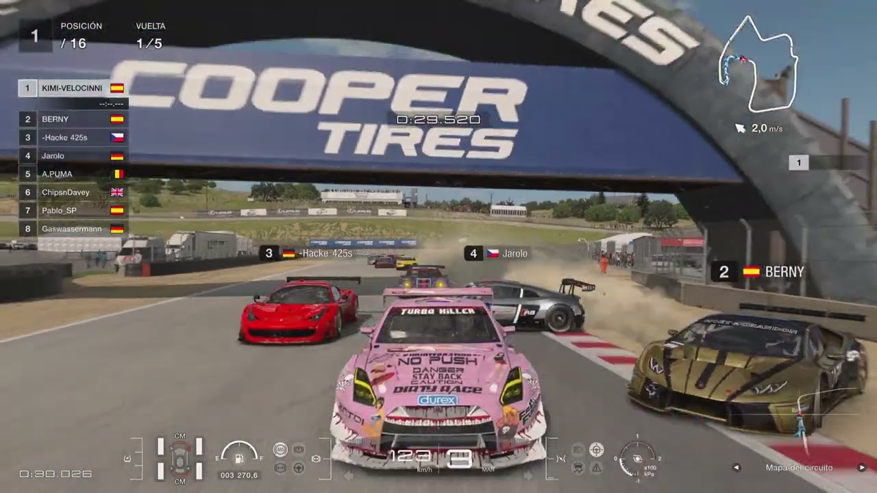 KIMI VELOCINI. BIG CARNAGE AT LAGUNA SECA