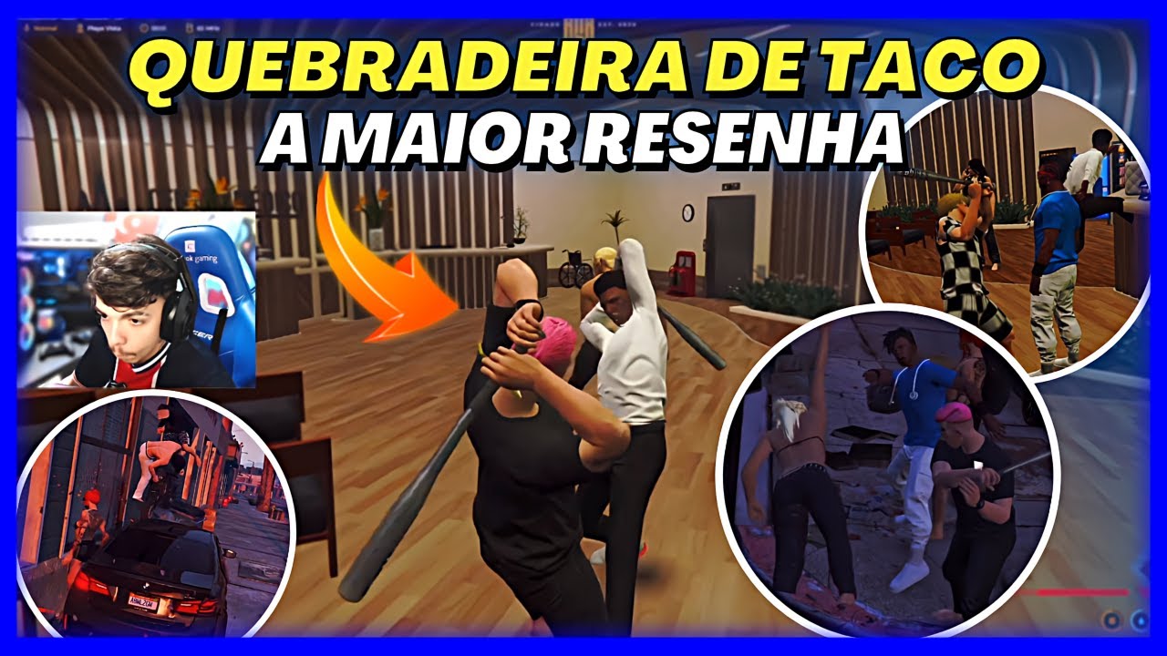 QUEBRADEIRA DE TACO NO HP DO CDA | DR. MARCOS TILTOU COM O BK | A MAIOR RESENHA - BKINHO RP CLIP'S