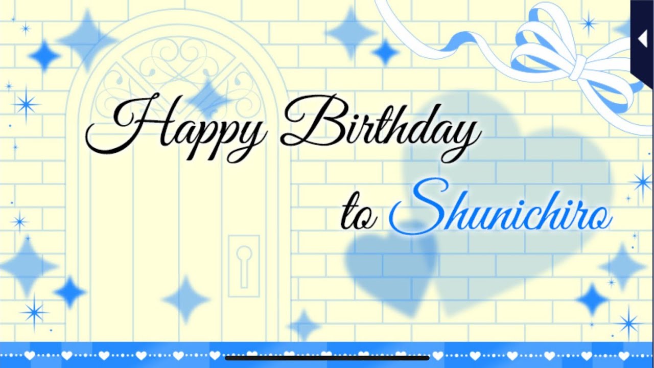 Love365 - Shunichiro Tachibana Birthday Message (2024)