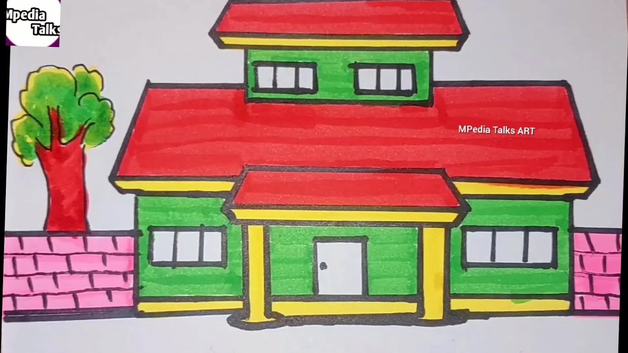 Simply superb 🏠Home for children # 🏡Nice drawing | MPedia Talks Art