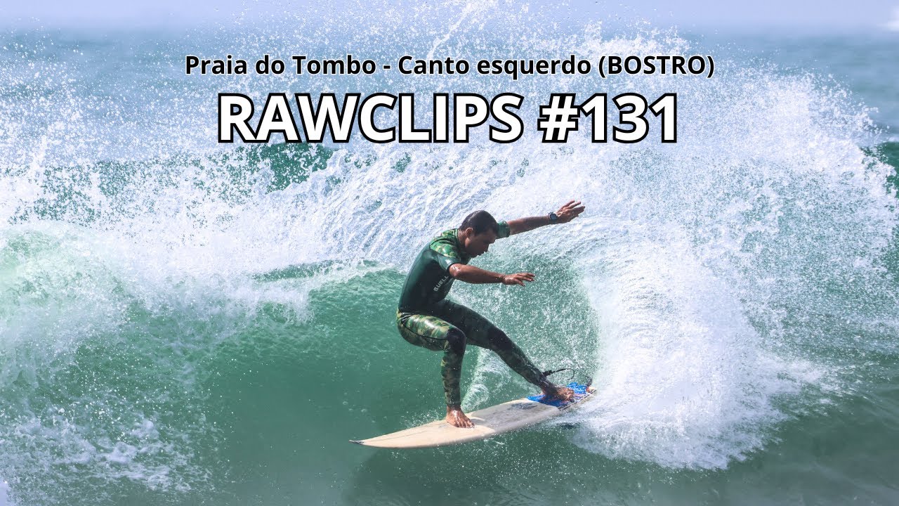 FIM DE TARDE DE SURF NO GUARUJA - SURF PRAIA DO TOMBO (rawclips) #131