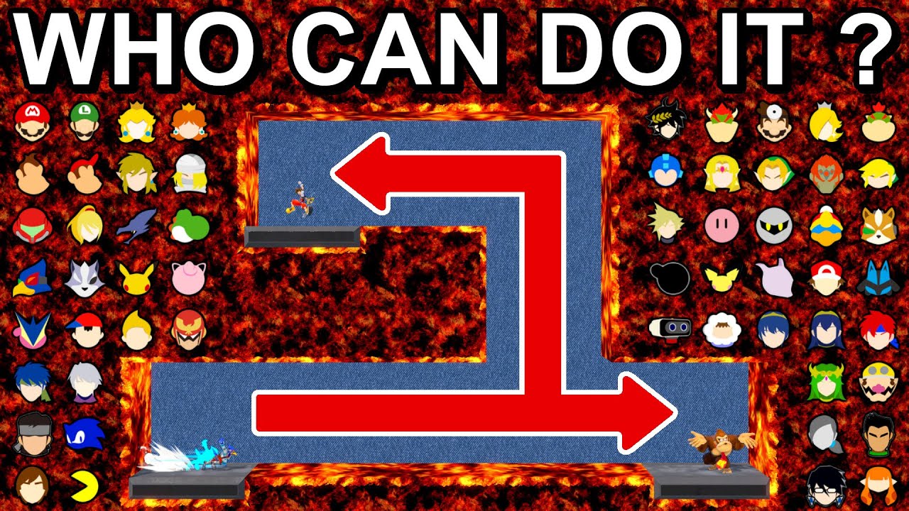 Who Can Make It? Lava YU Tunnel  - Super Smash Bros. Ultimate