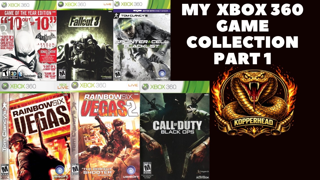 My Xbox 360 Game Collection Part 1