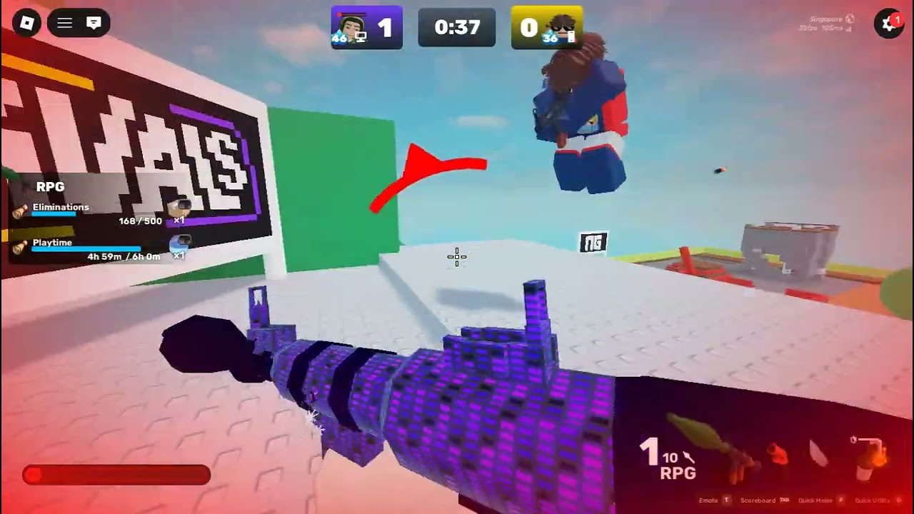 playing rivals in pc #rivals #roblox