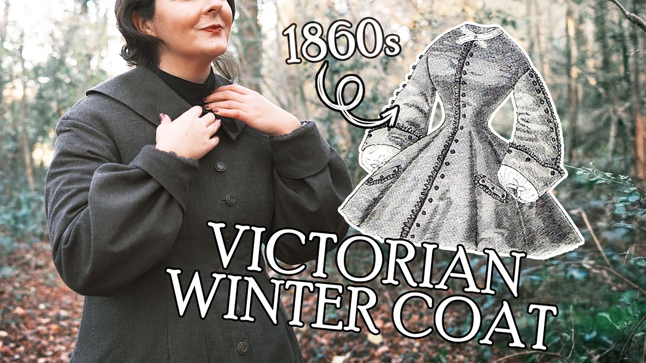 Sewing a Romantic Victorian-Inspired Winter Coat ❄️ | a cosy historical sewing vlog