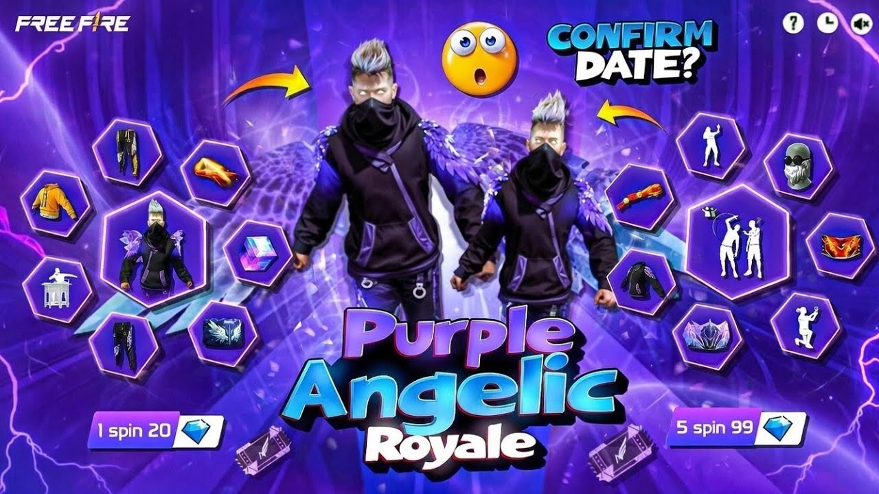 ANGELIC ইভেন্ট🤩আসছে 100% Confirm Free Fire || Purple Angelic Pant Event Free Fire || Ff NEW EVENT