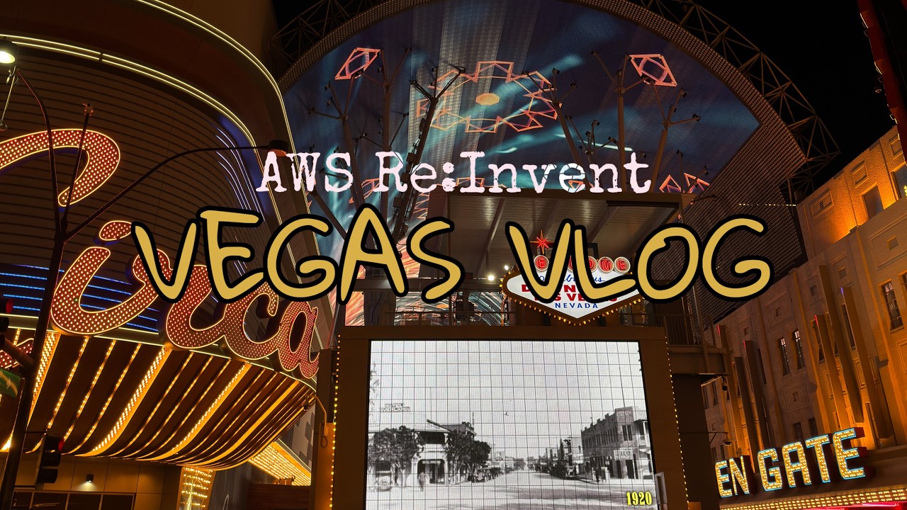 AWS re:Invent 2025 Vlog ☁️ | My First Time in Las Vegas 🇺🇸(Sponsored Trip ✈️)