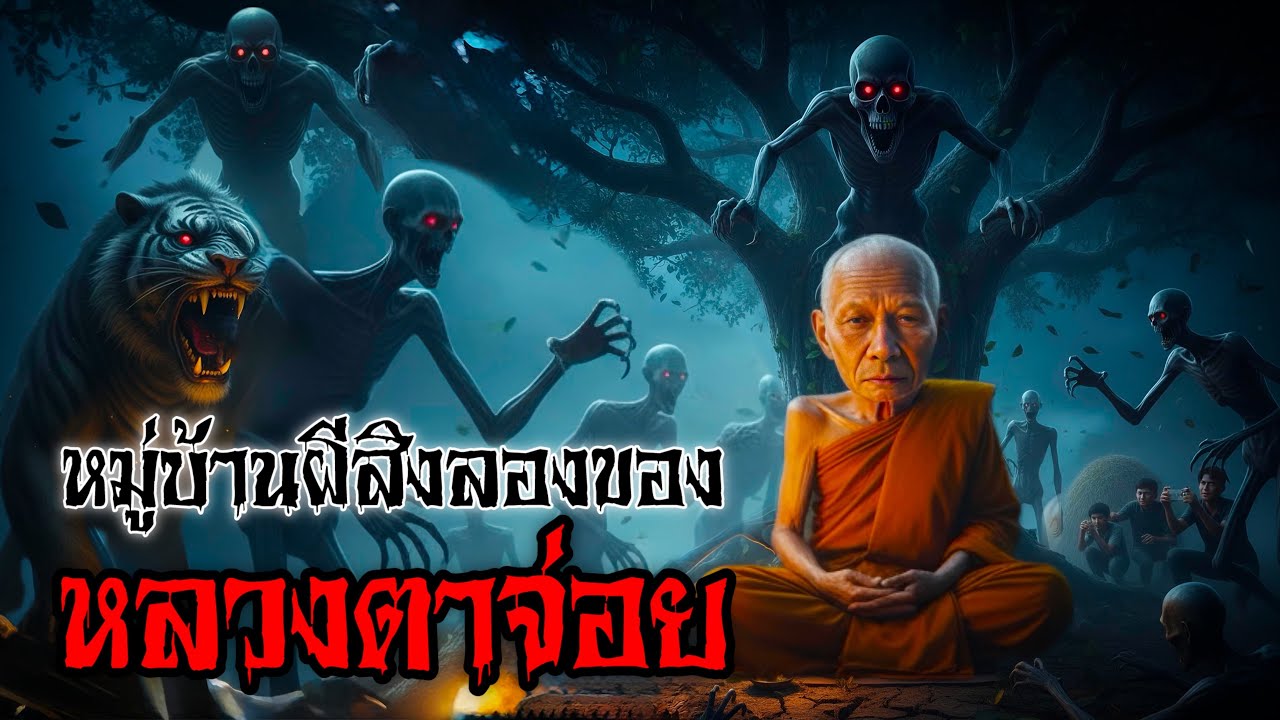 หลวงตาจ่อย โดนลองของหมู่บ้านผีสิง | เรื่องเล่าเขย่าปอด￼