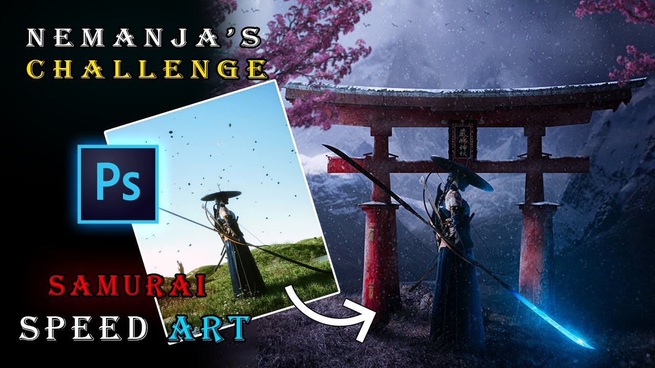 How I Created My Samurai For Nemanja's Challenge | Photo Manipulation