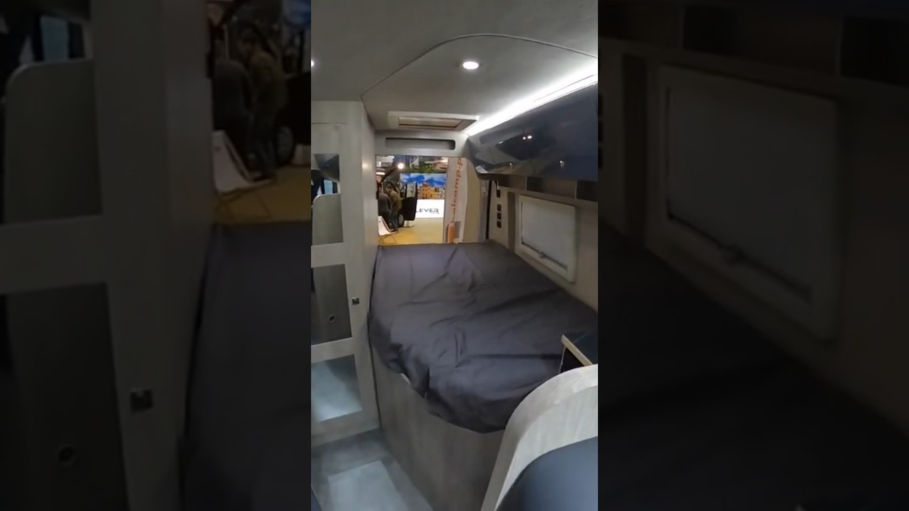 Amazing bed #vantour #camper #rv #campervan #motorhometour #smallcamper #campervans #minicamper
