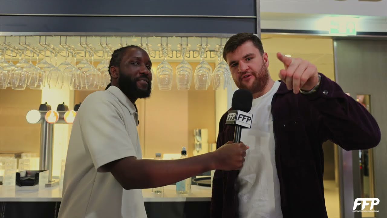 Johnny Fisher at Tyson Fury Press Conference