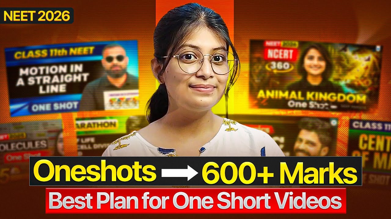 Finish NEET Syllabus in Record Time 🕒🔥 | One Shot Videos = 600+ Score Formula 📚✅| NEET 2026